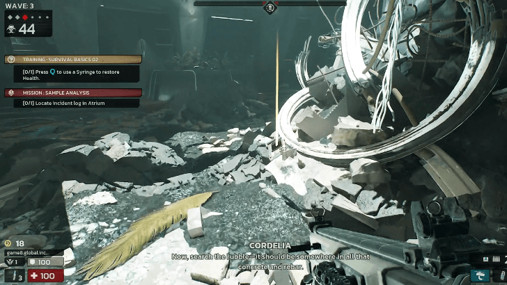 Killing Floor III - Locate incident log in Atrium