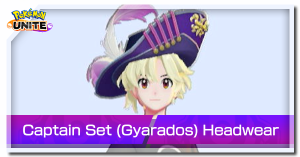 Pokemon UNITE - Captain Set (Gyarados) Headwear