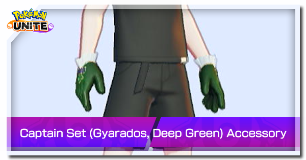 Pokemon UNITE - Captain Set (Gyarados, Deep Green) Accessory