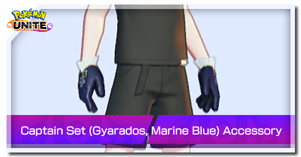 Pokemon UNITE - Captain Set (Gyarados, Marine Blue) Accessory