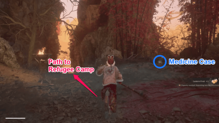 Path to Refugee Camp