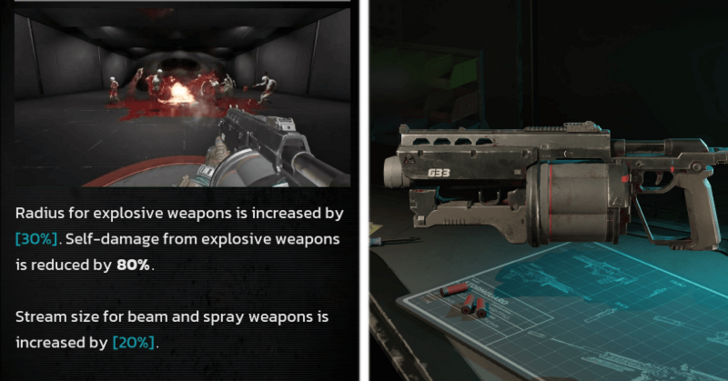 Full Blast and G33 Grenade Launcher