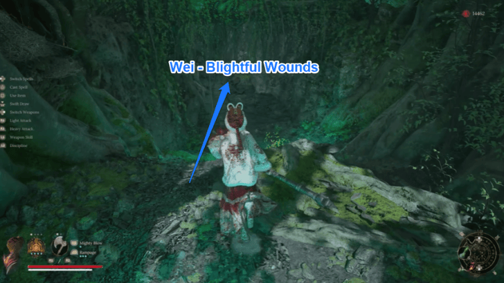 Wei - Blightful Wounds Location