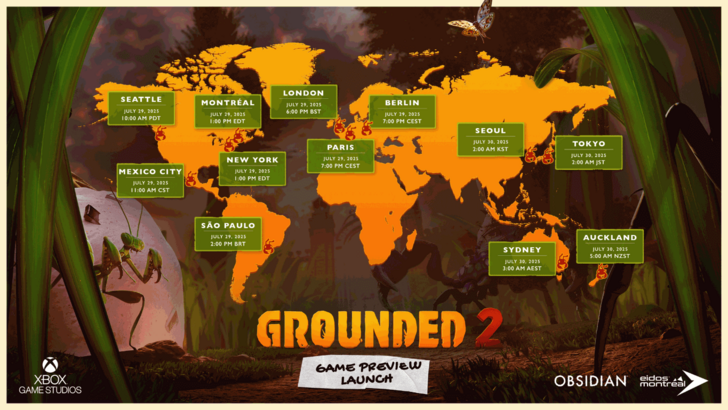 Grounded 2 Global Release Times