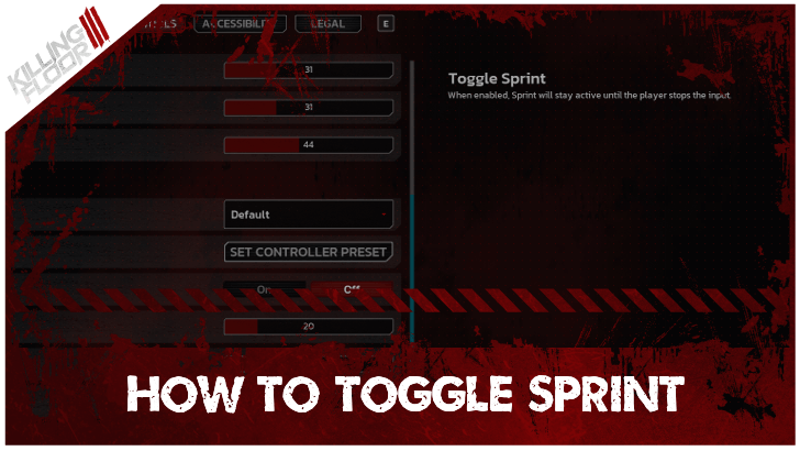 Killing Floor 3 - How to Toggle Sprint