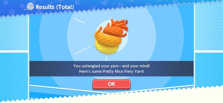 Fiery Yarn Obtained