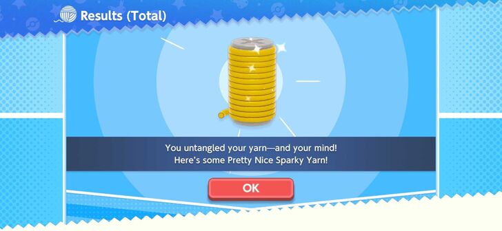 Sparky Yarn Obtained