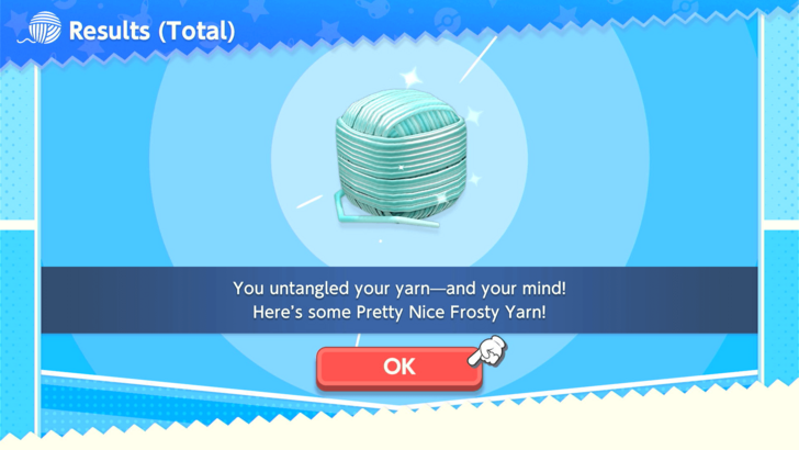Frosty Yarn Obtained