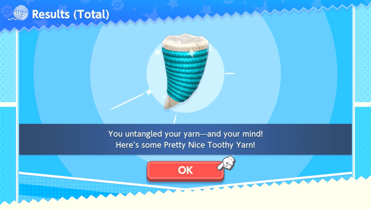Toothy Yarn Obtained