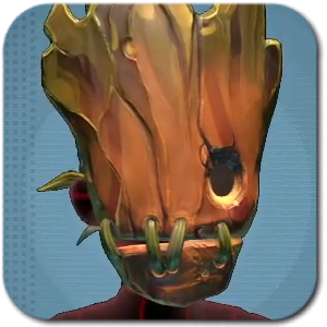 Grounded 2 - Acorn Face Mask