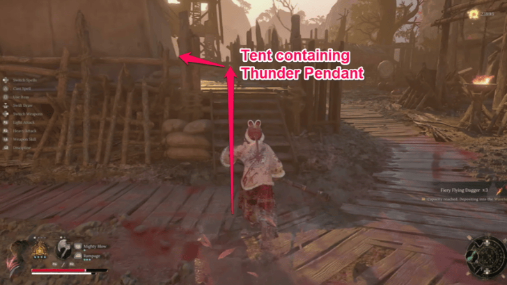 Thunder Pendant Location