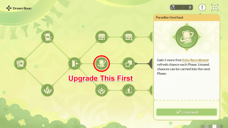 Wuthering Waves Upgrade Your Dream Boon