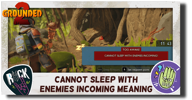 Cannot Sleep With Enemies Incoming