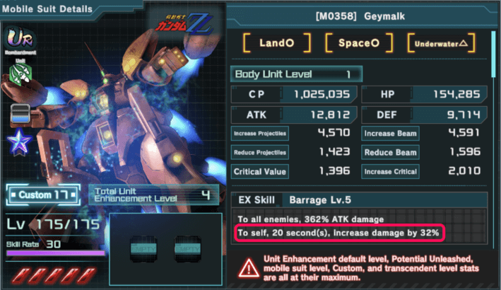Geymalk Damage Buff
