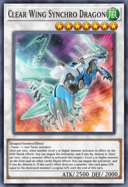 Clear Wing Synchro Dragon - Alternate Card Art