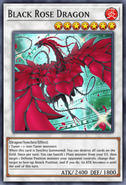 Black Rose Dragon - Alternate Card Art