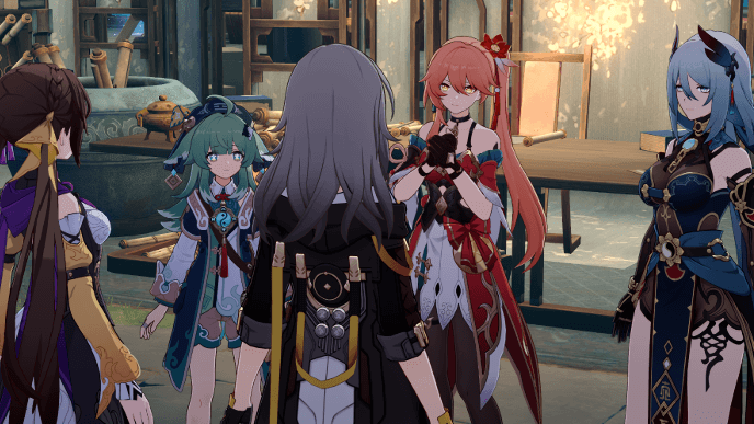 Honkai Star Rail - Cutscene With Guinaifen and Others