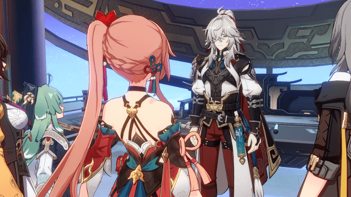 Honkai Star Rail - Talk to Jing Yuan