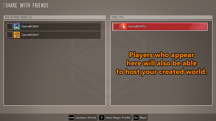 Share With Friends Screen