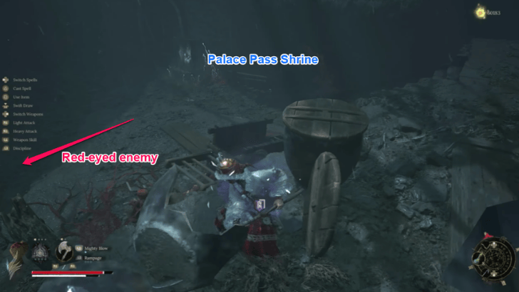 Palace Pass Shrine Location