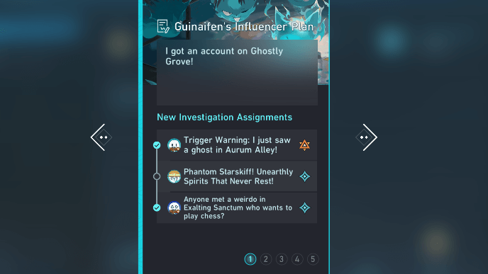 Honkai Star Rail - Phase 1 Investigation Assignments
