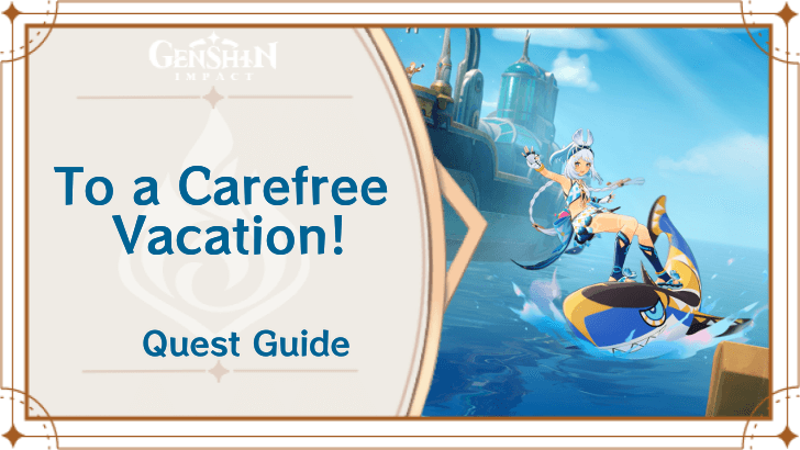 Genshin Impact - To a Carefree Vacation Banner