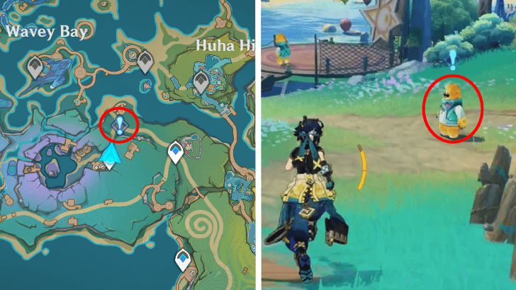 Genshin - Shine On Pipilpan Idol Map Location