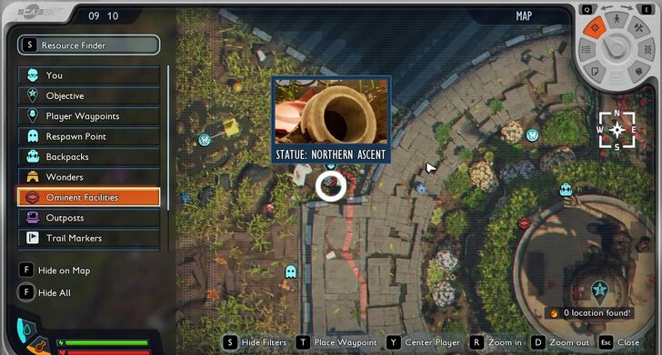 Statue: Northern Ascent on map.jpg