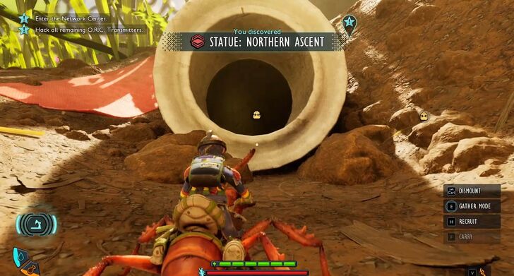 Statue: Northern Ascent Tunnel