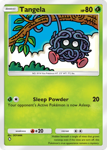 Pokemon TCG Pocket - A4 004 Tangela