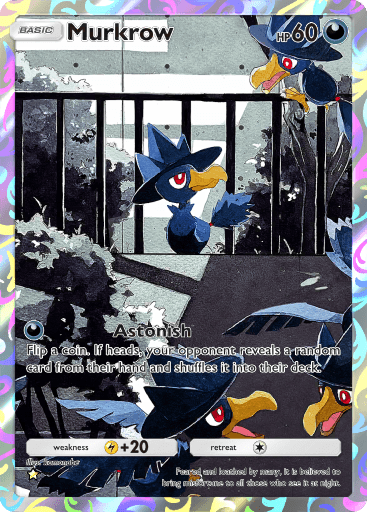 Pokemon TCG Pocket - A4 178 Murkrow