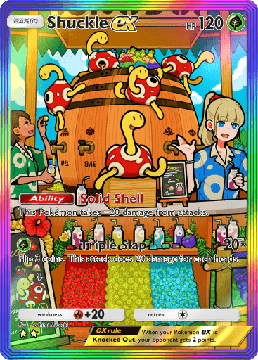 Pokemon TCG Pocket - A4 202 Shuckle ex