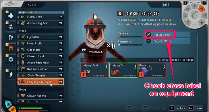 Grounded 2 Class Label Equipment