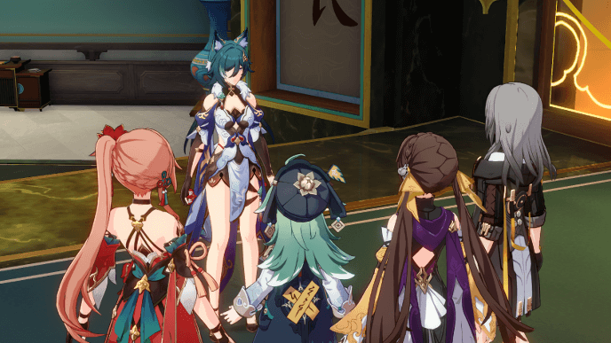 Honkai Star Rail - Talk to Yukong at the Palace of Astrum