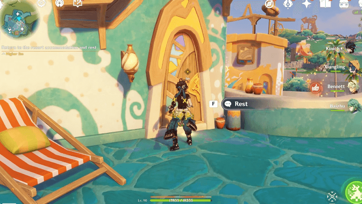 Genshin - Return to Resort Accommodation