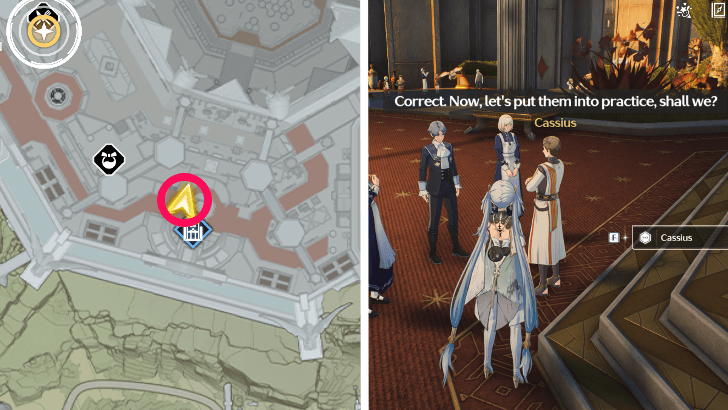 Cassius NPC Location