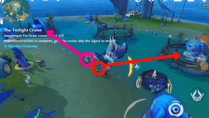 Genshin - Summer Travel Journal Challenge 3 Mualani Setup