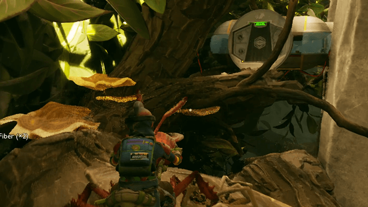 Door with Green Light