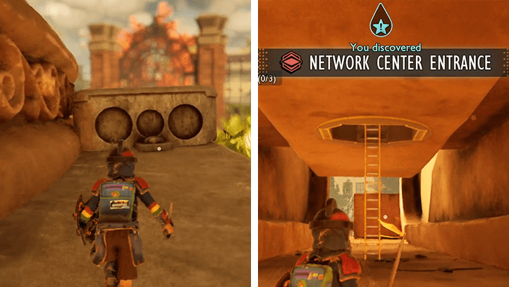 Network Center Entrance