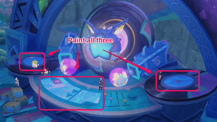 Genshin - Shoot Paint on the Floor