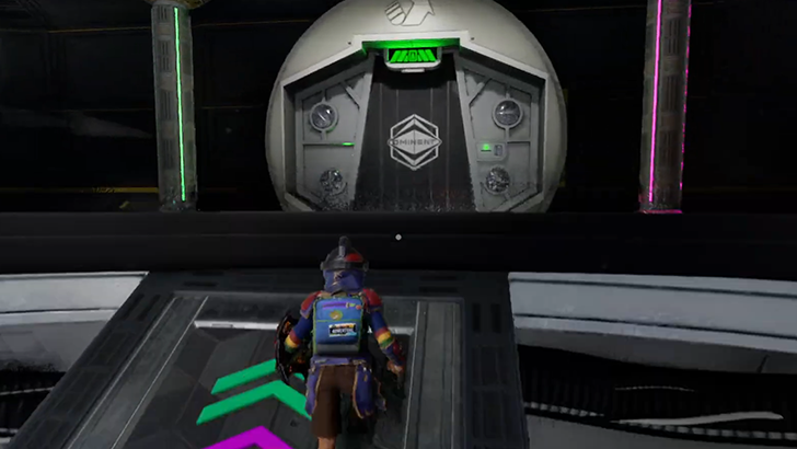 Go Up to the Green and Pink Room