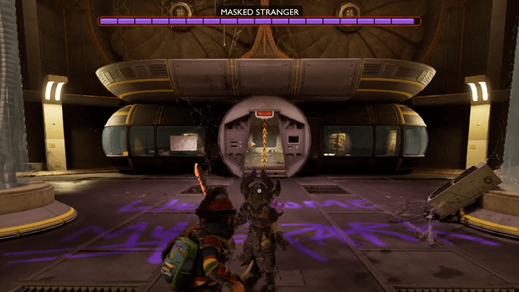 Masked Masked Stranger Boss Fight