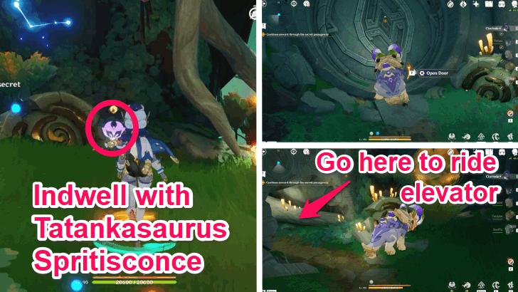 Continue Onward Through the Secret Passageway