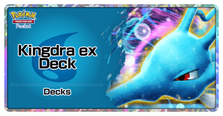 Pokemon TGC Pocket - Kingdra ex Best Deck Build and How to Play