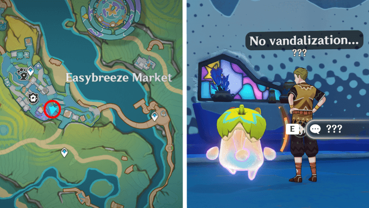 Genshin - Vandalize the Building