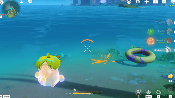 Genshin Impact - Asha Guide Hovering