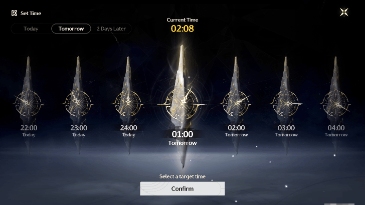 Change Clock to Midnight