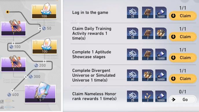 HSR Starlit Homecoming - Path of Return Missions