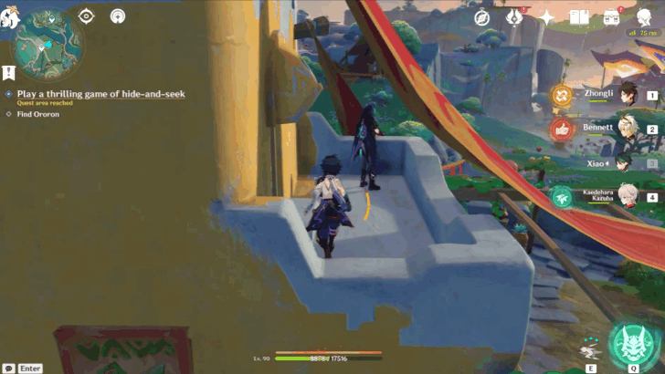 Ororon Hide-and-Seek Location