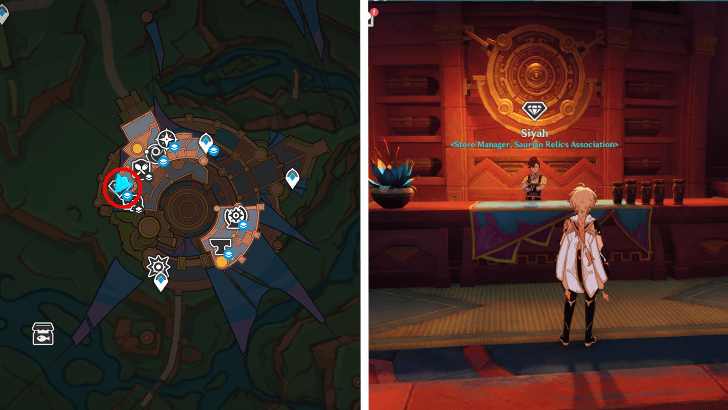 Genshin - Souvenir Shop Location in Natlan